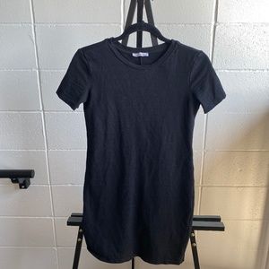 Black Zara T-Shirt Dress